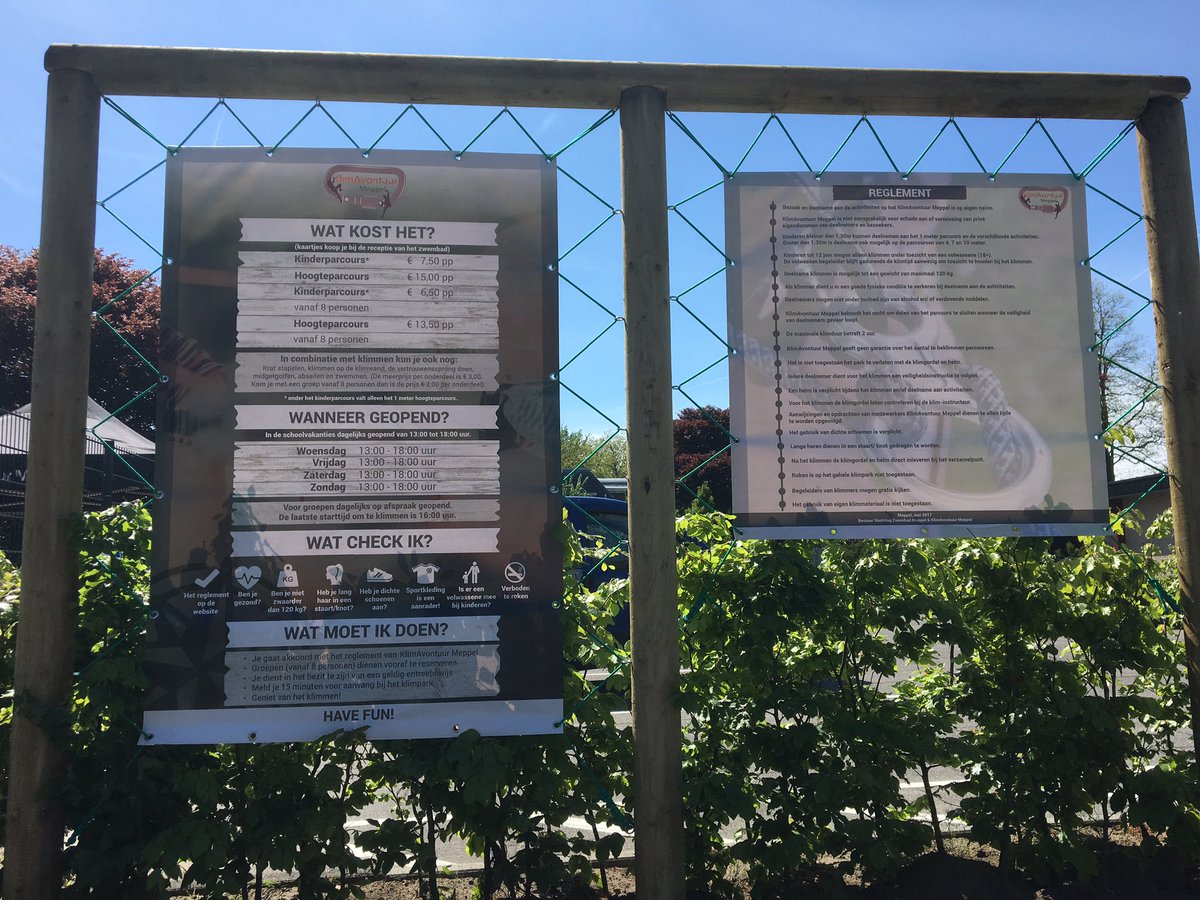 KlimAvontuur's tweet photo. Tijdens de #Pinksterdagen iets spannend en sportiefs doen?
Bespreek dan een klim-arrangement in klimpark https://t.co/MIz1MldU3T #Drenthe https://t.co/Y9eV41e3B0