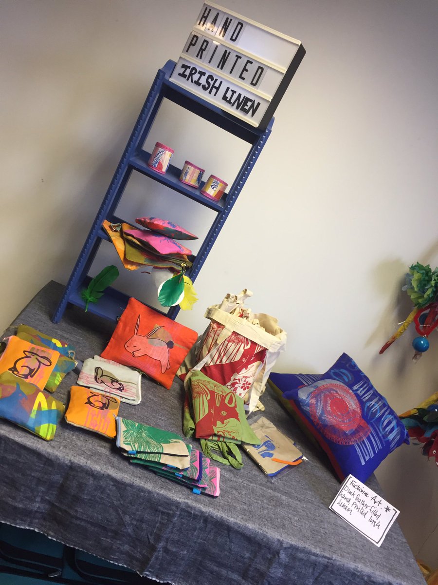 PIMCAP's tweet image. #lnab Lucy Turner prints and we have books too! Come and find us across the car park down the alley beside the John Hewitt bar