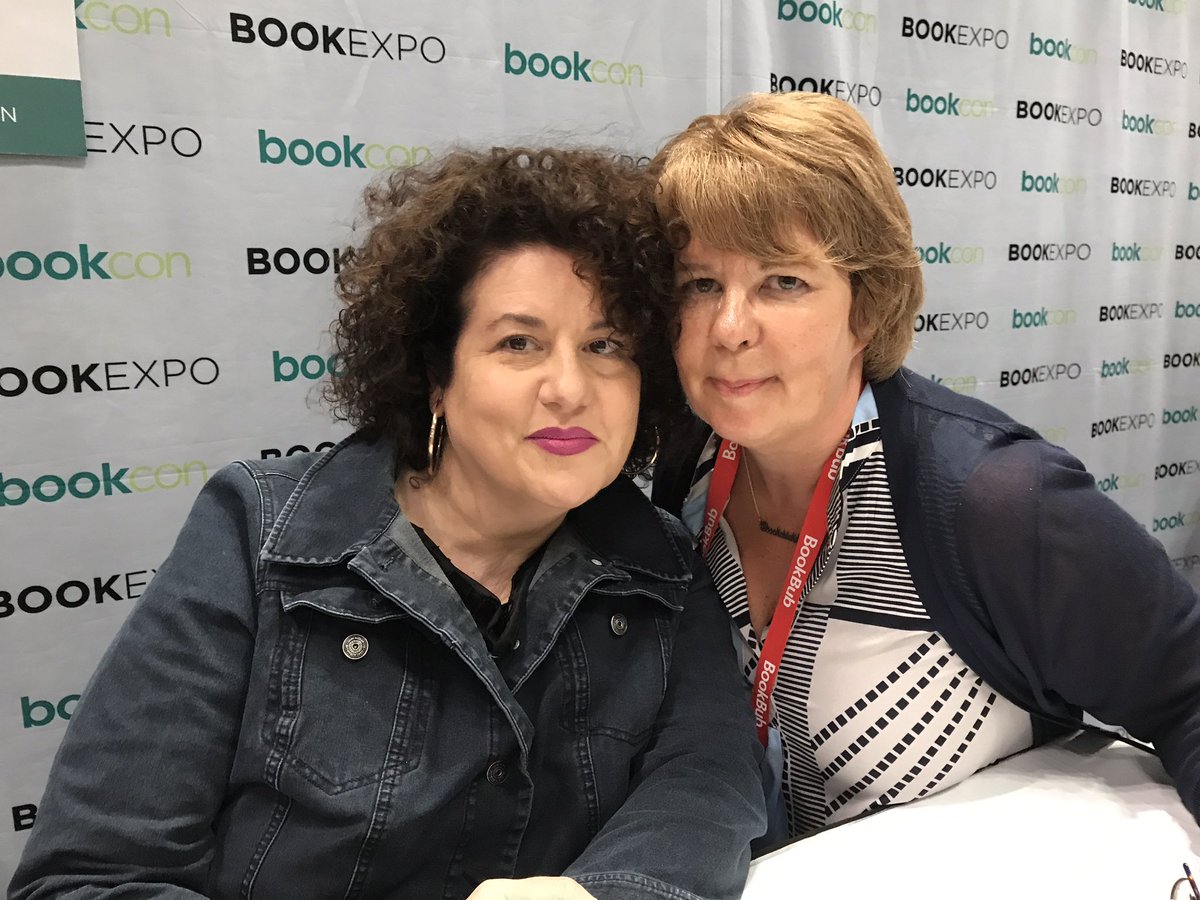 Our annual #BookExpo photo. And @adrianatrigiani 's new book #KissCarlo is fantastic. @harperbooks