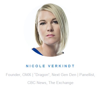 TCS_SDC's tweet photo. Get advice from the newest @cbcdragonon #NextGenDen at Your Future in #GlobalMarkets intl biz conference https://t.co/LvoTQ2oO8E @FITTNews https://t.co/ia6l1y3ees