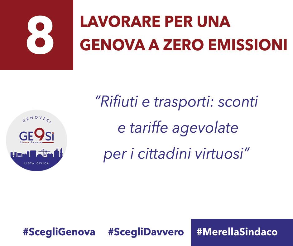 siamogenova's tweet photo. E' giusto premiare i cittadini che dimostrano un comportamento virtuoso nei confronti dell'ambiente.  #MerellaSindaco https://t.co/ZljLuVBZyF