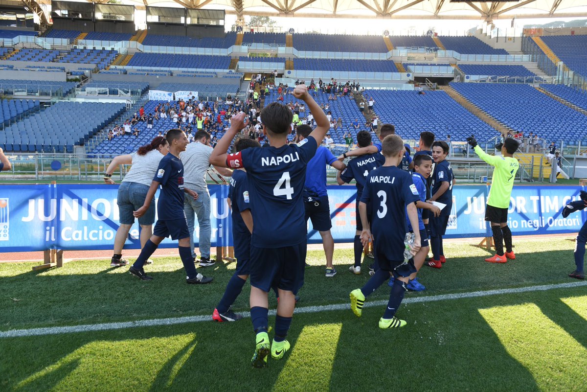 TIM_Official's tweet image. I ragazzi dell'oratorio Don Guanella di Napoli sono i vincitori di questa edizione di #JuniorTIMCup! Complimenti! #TIMLive