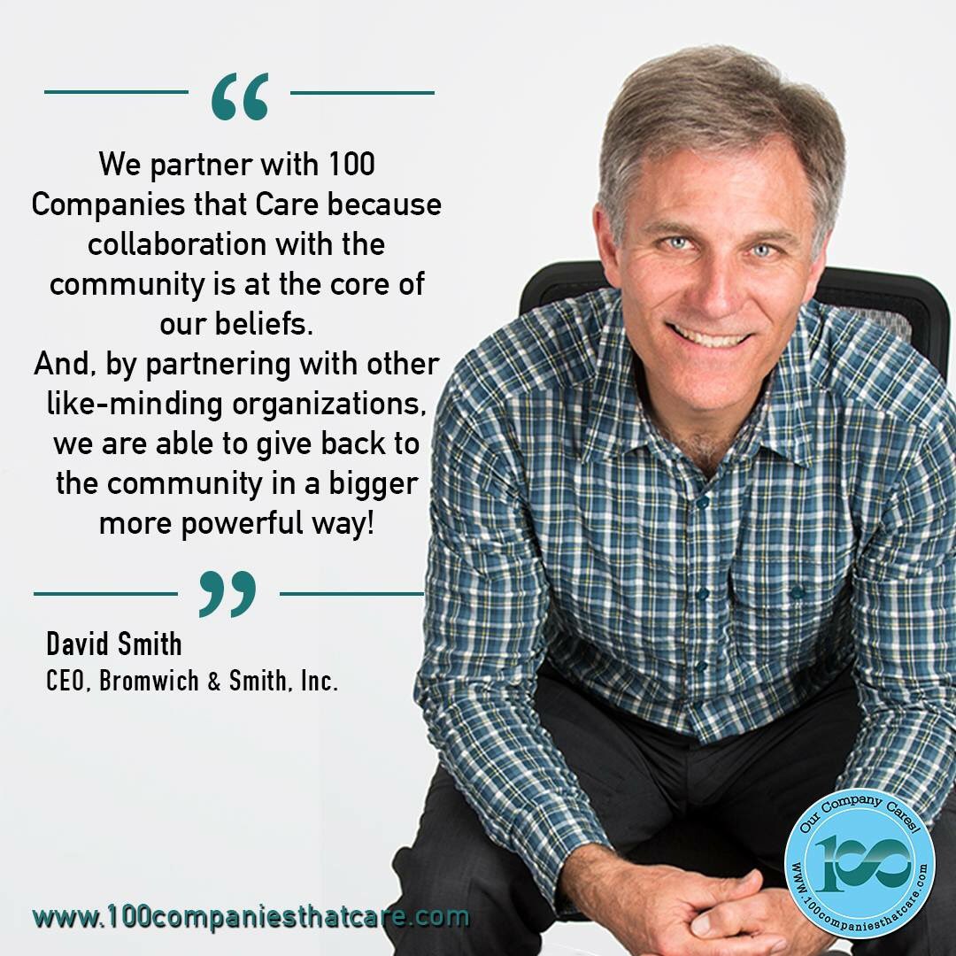 100 Companies That Care allows organizations to give back in the community with a greater impact!
#100companiesthatcare