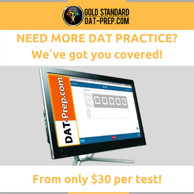 GoldStandardDAT's tweet photo. Need more DAT practice? We`ve got you covered. 
Buy at https://t.co/ogNA4H3U9y
#DATpractice #DATprep #acetheDAT #predental https://t.co/jLPORvIVzo
