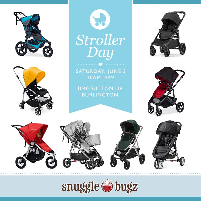 MommyConnectHTN's tweet photo. @SnuggleBugz is hosting there annual Stroller Day Event this Saturday June 3rd! 10am-4pm @ 1040 Sutton Drive in Burlington. https://t.co/bZDnEuHpG5