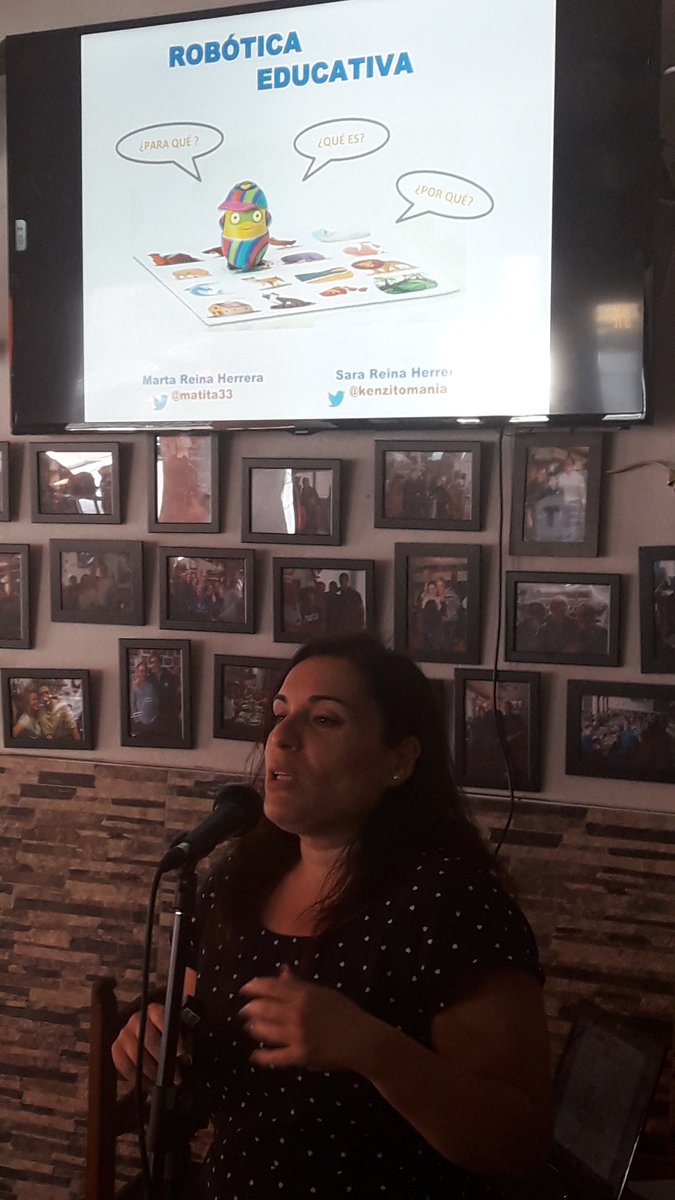 vivipgeo's tweet photo. @matita33 y el maravilloso mundo de la robótica educativa #innobarsierra @innobaredu @pdielencinar Gracias!! https://t.co/xvhowwOihi