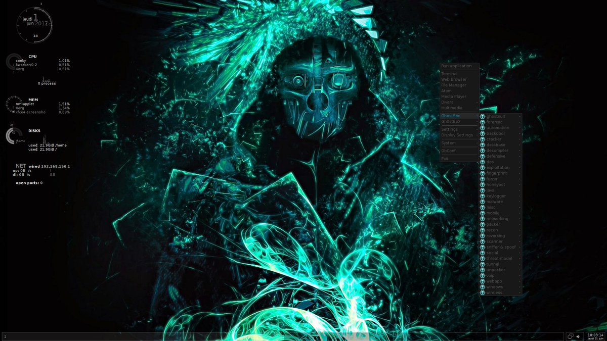 Gh0stSec's tweet photo. @Gh0stSec 2017 Blue theme 😍 https://t.co/vU9KWu1h6N