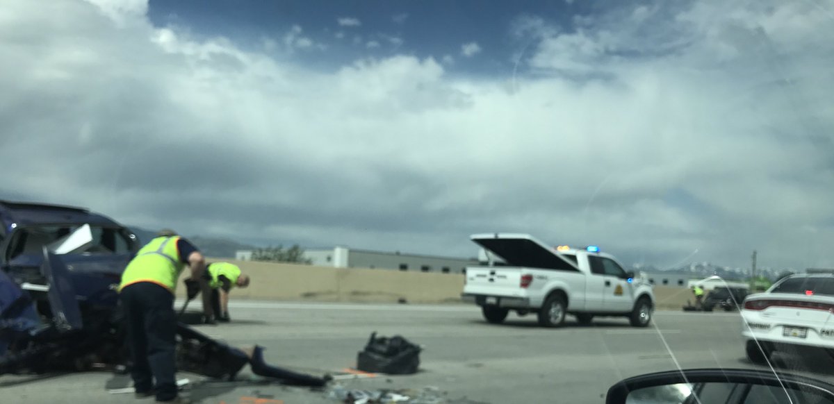 Delays as long as 3 hrs this morning on NB I-15 in American Fork. Sadly a fatal motorcycle and multiple car crash caused delays. #DriveSafe