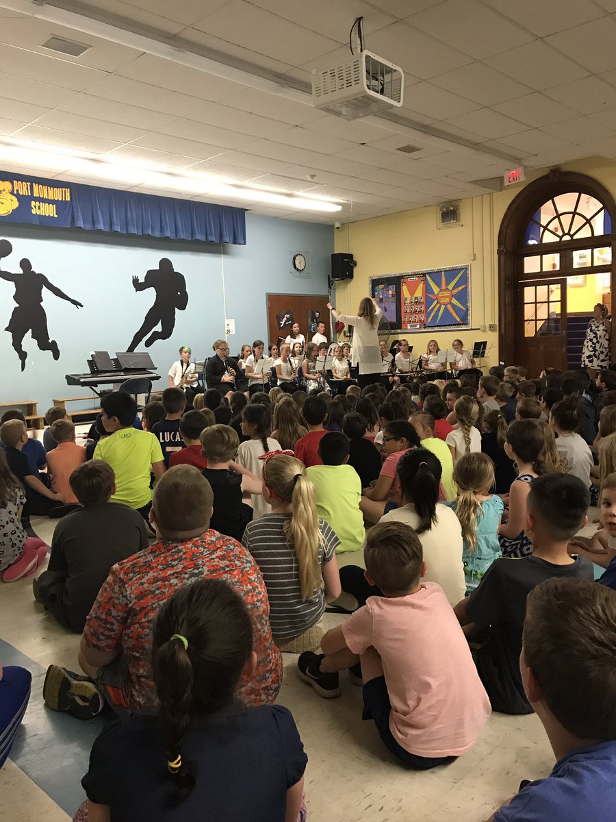 Enjoying the talents of #PoMo students during their band concert on this sunny first day of June! #MTPS #PoMoPride