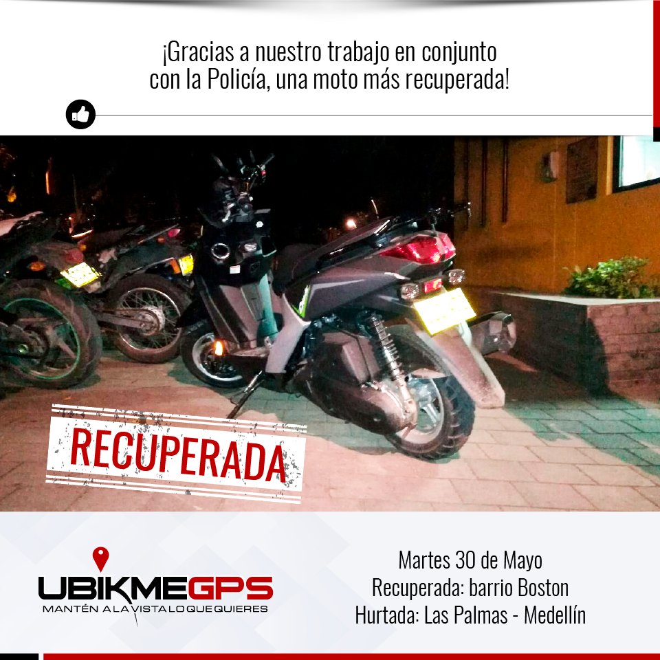 UbikmeGPS's tweet photo. ★★BWS RECUPERADA★★  Mira dónde: https://t.co/JUmcEZRDek (Ubicación x GPS) Los delincuentes fueron detenidos https://t.co/uwOKArkKU1