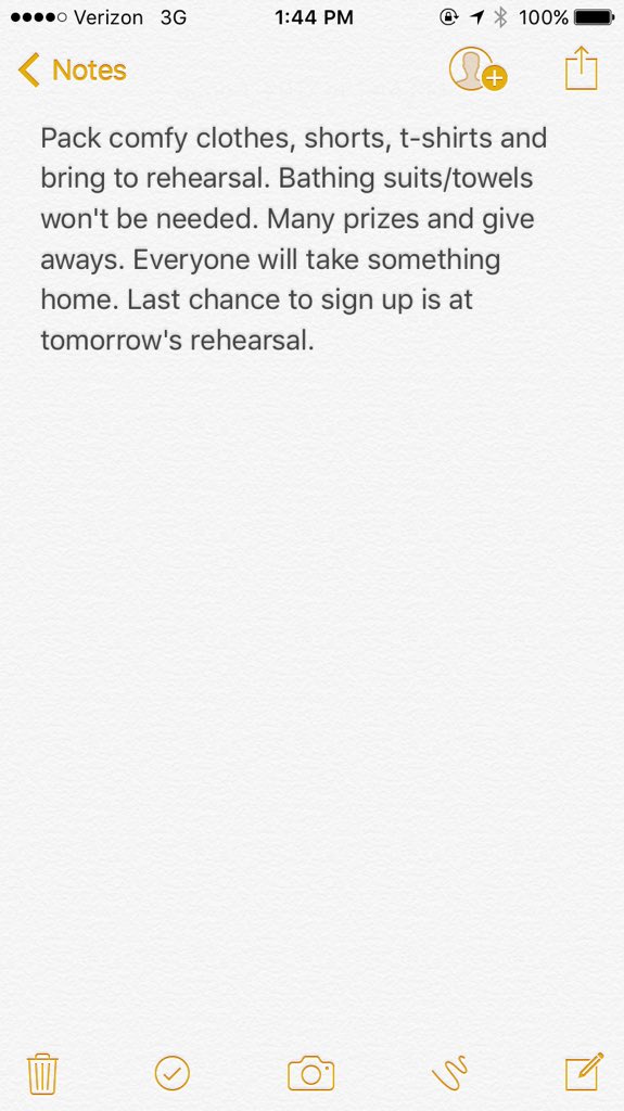 SectionPHS's tweet photo. SENIORS! what to pack for grad bash! if you're not signed up you can still sign up tomorrow at rehearsals! https://t.co/NQOUaDDpIH