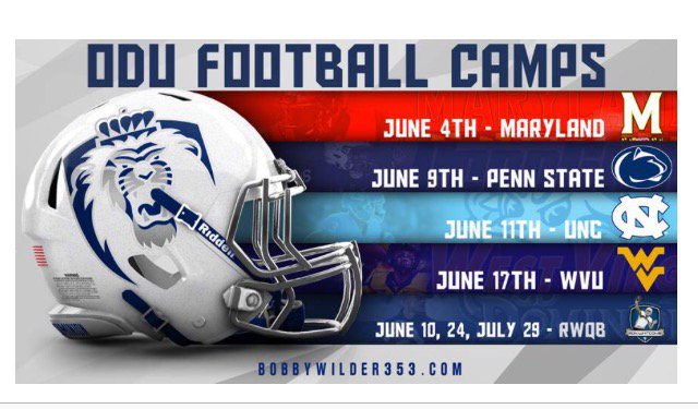 ravafit's tweet image. ODU satellite camps start this weekend Don't miss out. #odu #ravafit #generatingresults #757 @odu_football @odusports