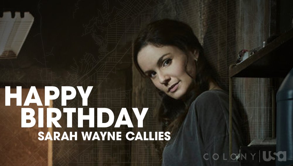 It s time to raise your Yonk glasses.

Happy Birthday to the one and only Sarah Wayne Callies. 