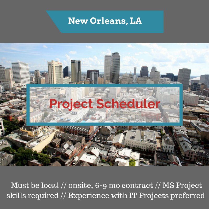 danidivesin's tweet image. #hiring #projectscheduler #msproject #IT #project #mircosoft #project #primavera #p6 #NewOrleans #smartgrid #Utilities #power #consulting