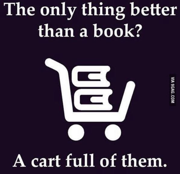 goodreads's tweet image. We're insatiable.