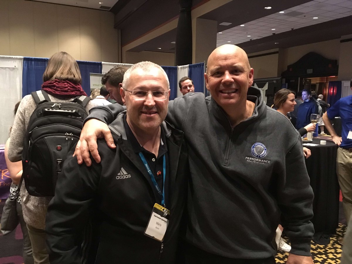 IntFSPT's tweet photo. @drphilpage @EIMnews @ACSMNews 👏 kudos Phil ! 🇺🇸 remember #TCC2016 ciao, Mario 🇨🇭 for IFSPT @SPTSAPTA @TimmySportsPT https://t.co/ziRksZku1L