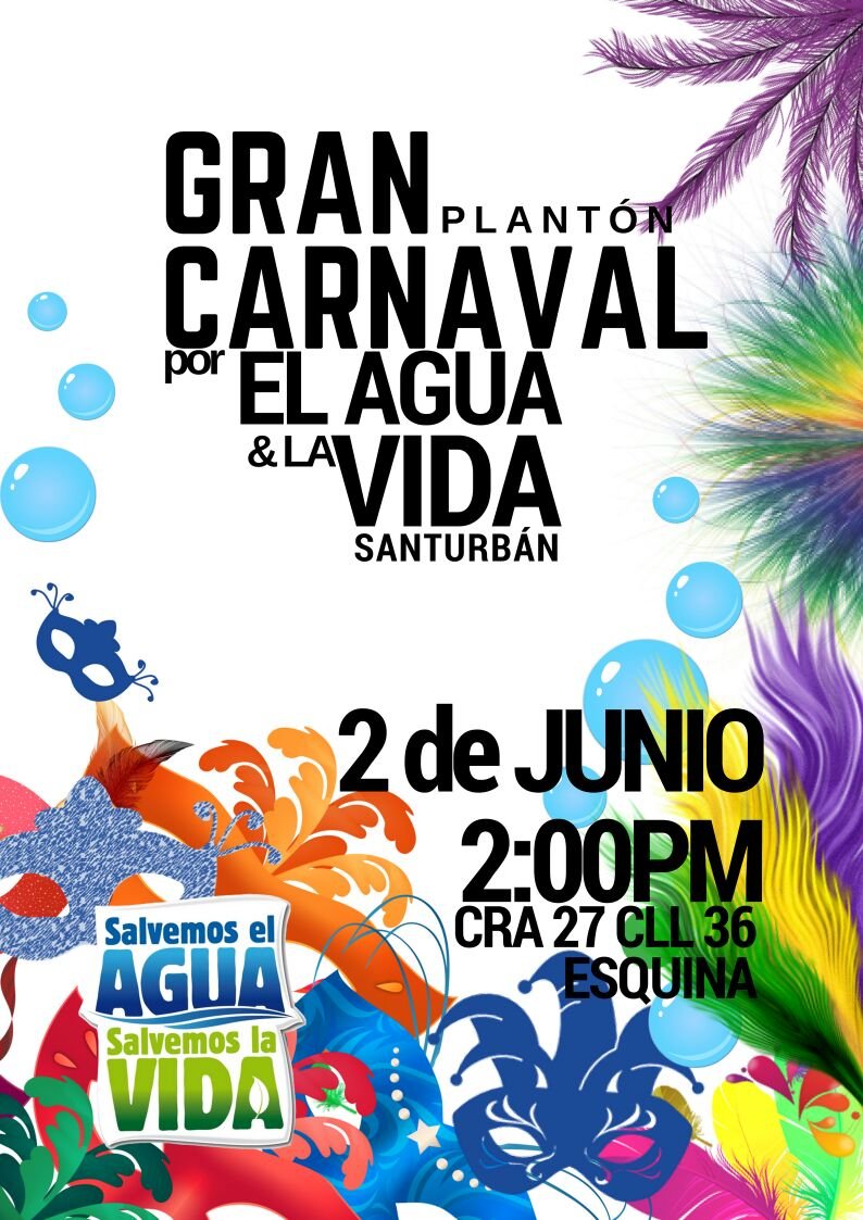 ambienteysoc's tweet photo. Mañana #CarnavalesPorElAgua 
¡Más de 34 municipios se movilizan para defender el agua !
#Junio2MarchaCarnaval https://t.co/9tGOTUigPU https://t.co/9DirsCi1pv