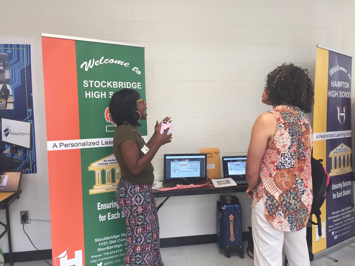 Meagan sharing SHS personalized learning awesomeness! #ensuringsuccess #2018HCSLDS