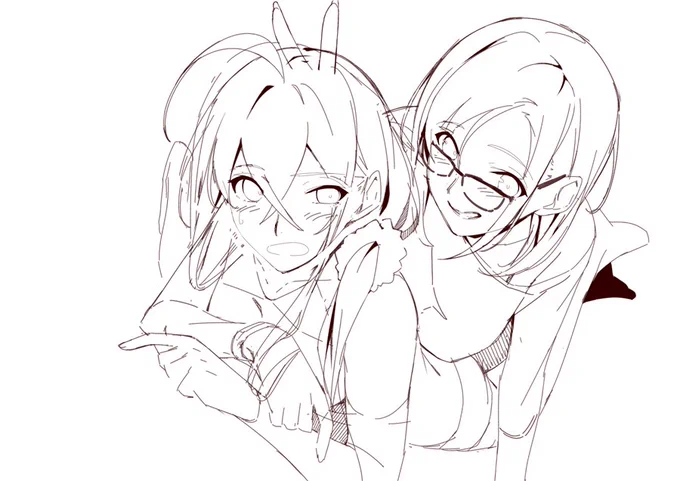 下書きラフひ 
