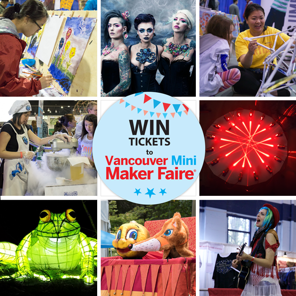 MakerWiz's tweet photo. Win a pair of tickets from us to @vanmakerfaire! To enter: follow us, like this post, and tag a friend in the comments. #vmmf #makerfaire https://t.co/BZ0RsyIpfR