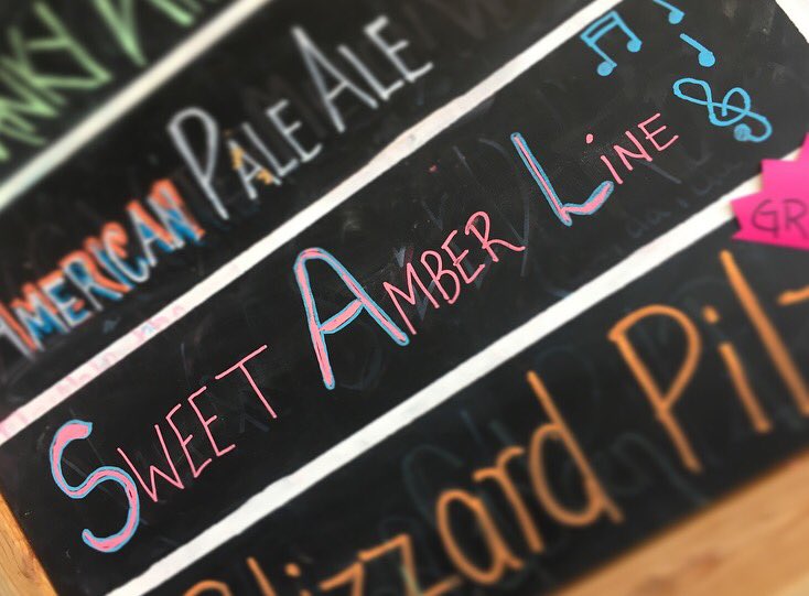 Like an old friend, the Sweet Amber Line is back on tap! #SoGoodSoGoodSoGood 🎵
