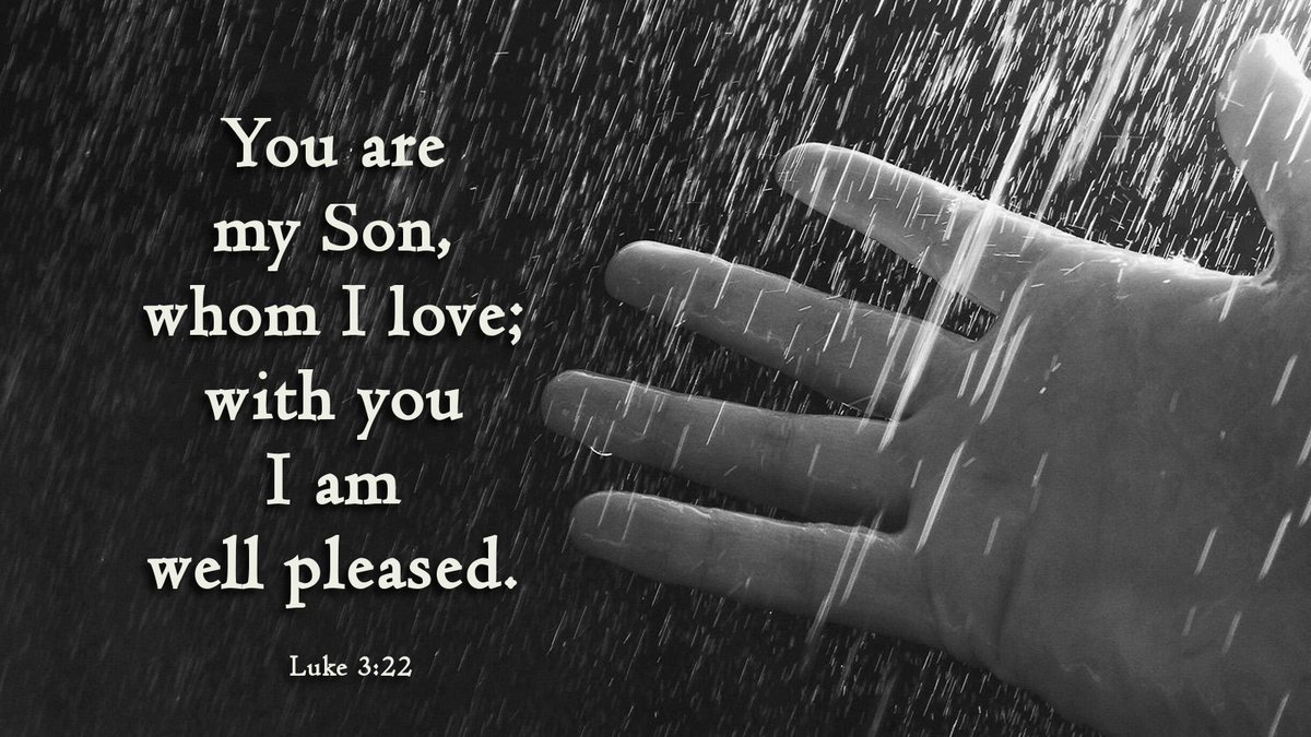 JesusIsStrong's tweet image. You are my Son, whom I love; with you I am well pleased #Luke3:22

#ReadYourBible #BibleStudy
#StudyLuke #ReadingWithJoost
#NoLimitsMinistry