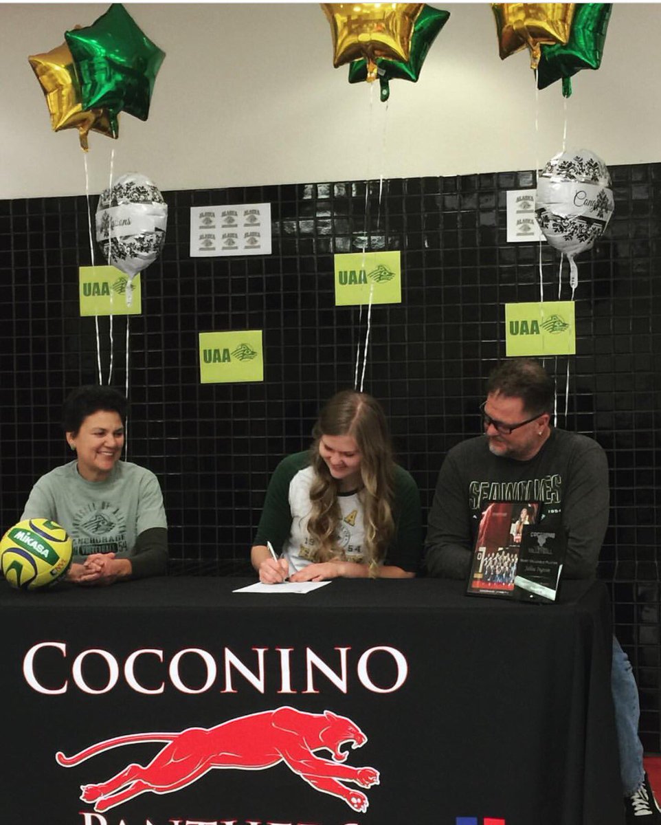 coconinovball's tweet photo. Senior Spotlight: Jalisa Ingram, MB, continuing on to play at @UAAVolleyball, we are so proud of you! ❤️🏐🐾🖤 https://t.co/elRy9G7BQ5