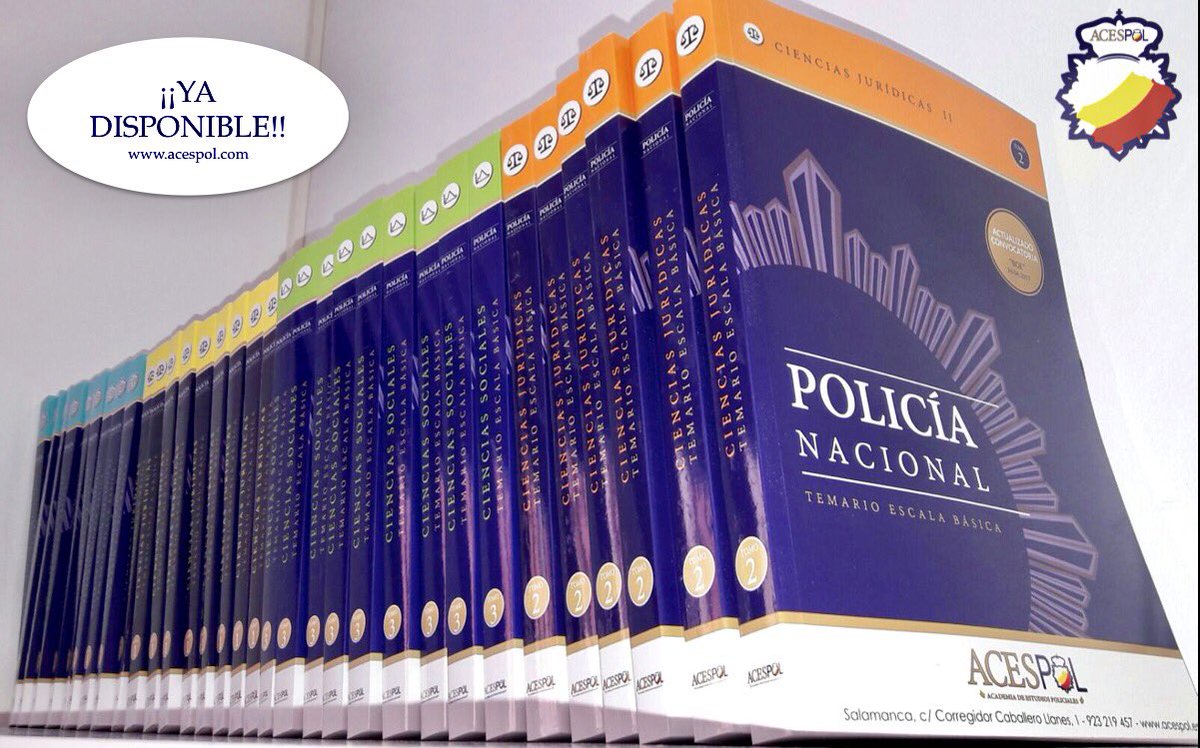 ¡¡¡Sorteamos nuestro nuevo temario 2017/18 Escala Básica entre todos los RT!!! Adquiérelo en: acespol.com/producto/opcio…