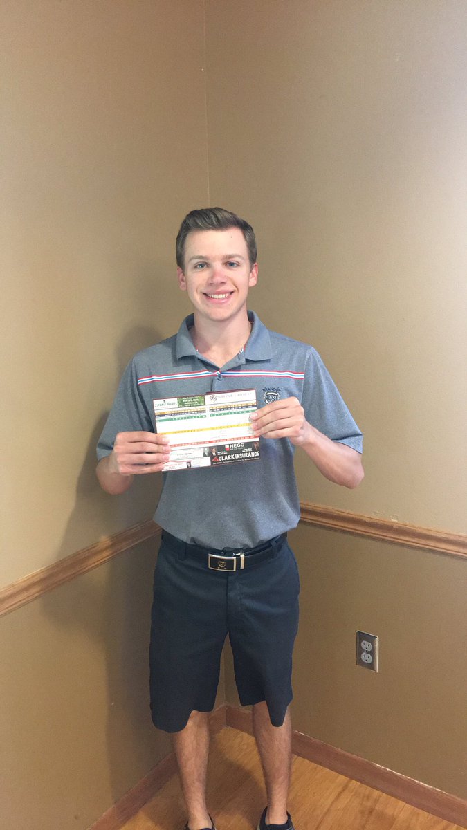 BGCgolf's tweet photo. Congrats to @duncanson_riley who broke the course record on May 31st!  His score of 60 included 11 birdies and broke a 12 year mark of 61. https://t.co/CjbZUkFoXq