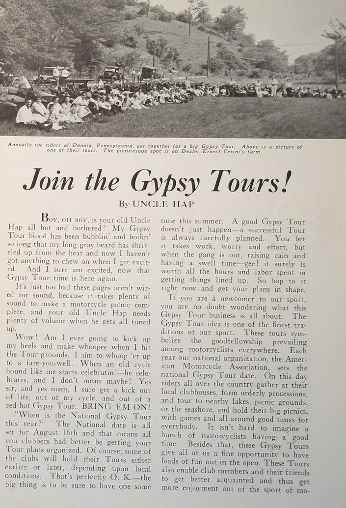 LaconiaRdhouse's tweet photo. #TBT 1936 Article – Join the Gypsy Tours! https://t.co/gJGjbqJDnd