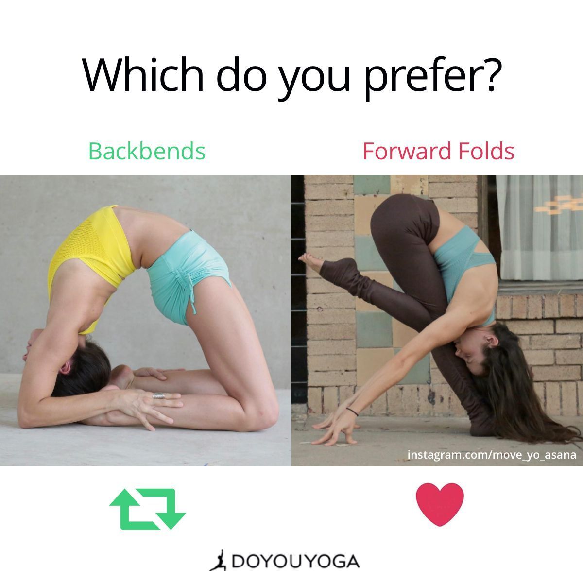 DOYOUYOGA's tweet image. 🔁 or ❤️? #backbends #forwardfolds