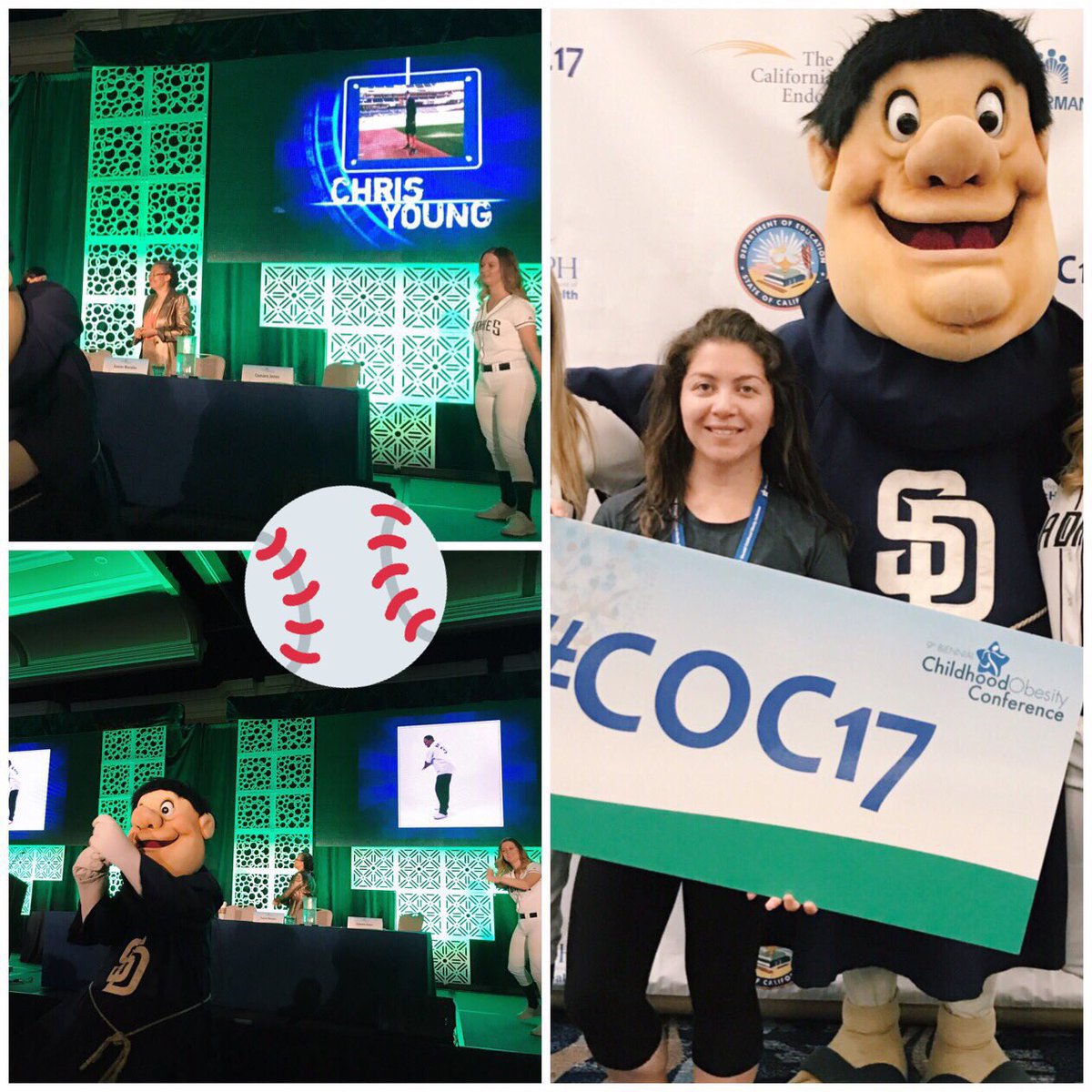ProlificFood's tweet photo. Working out with the @Padres at the @ObesityConf #COC17 #workoutbreak https://t.co/5hpooPPYPG