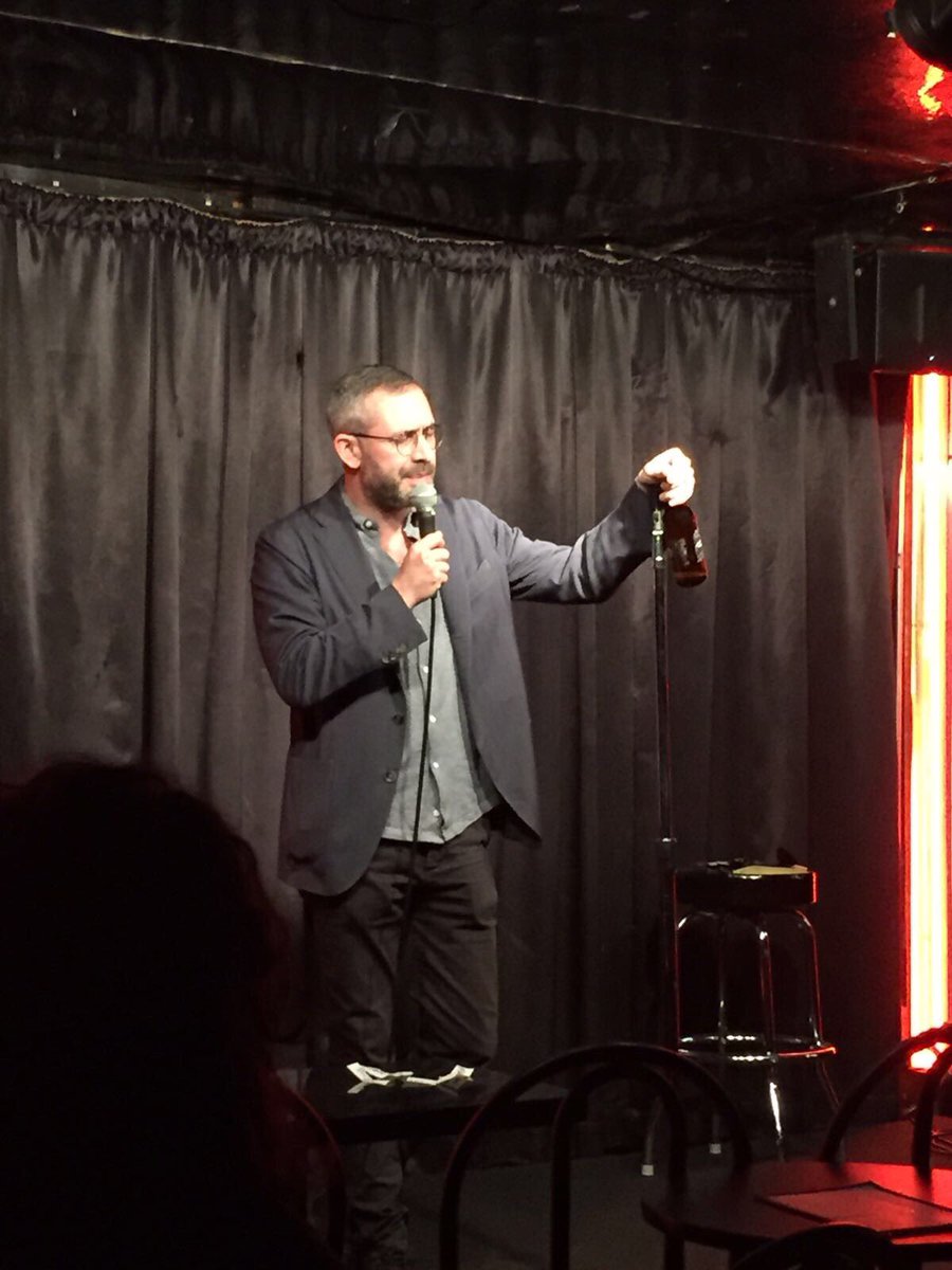 AronFlam's tweet photo. Mördade på The Comedy Store med Andrew Delman igår natt. Lite tunt i publiken men de andra komikerna gillade det. https://t.co/RWvZVhmXKp