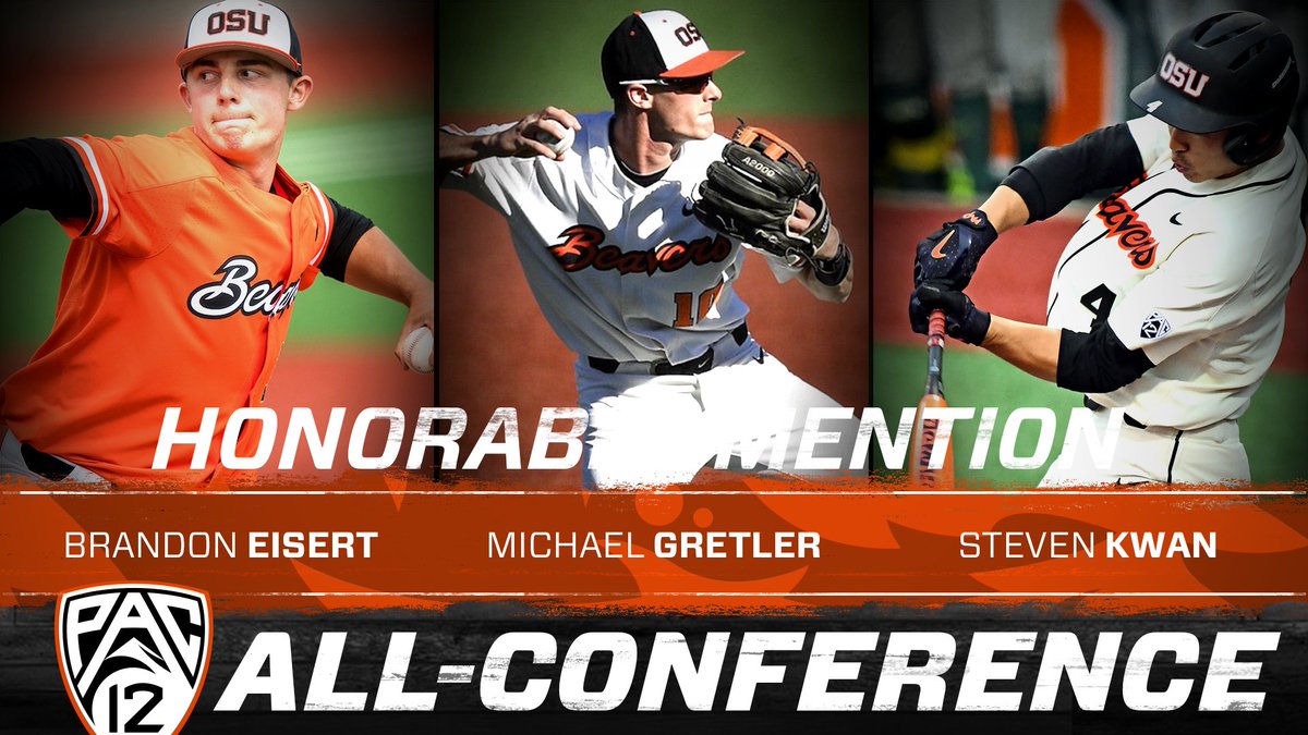 And of course, we have 6 First-Team selections and 6 Honorable Mention honorees.

#GoBeavs