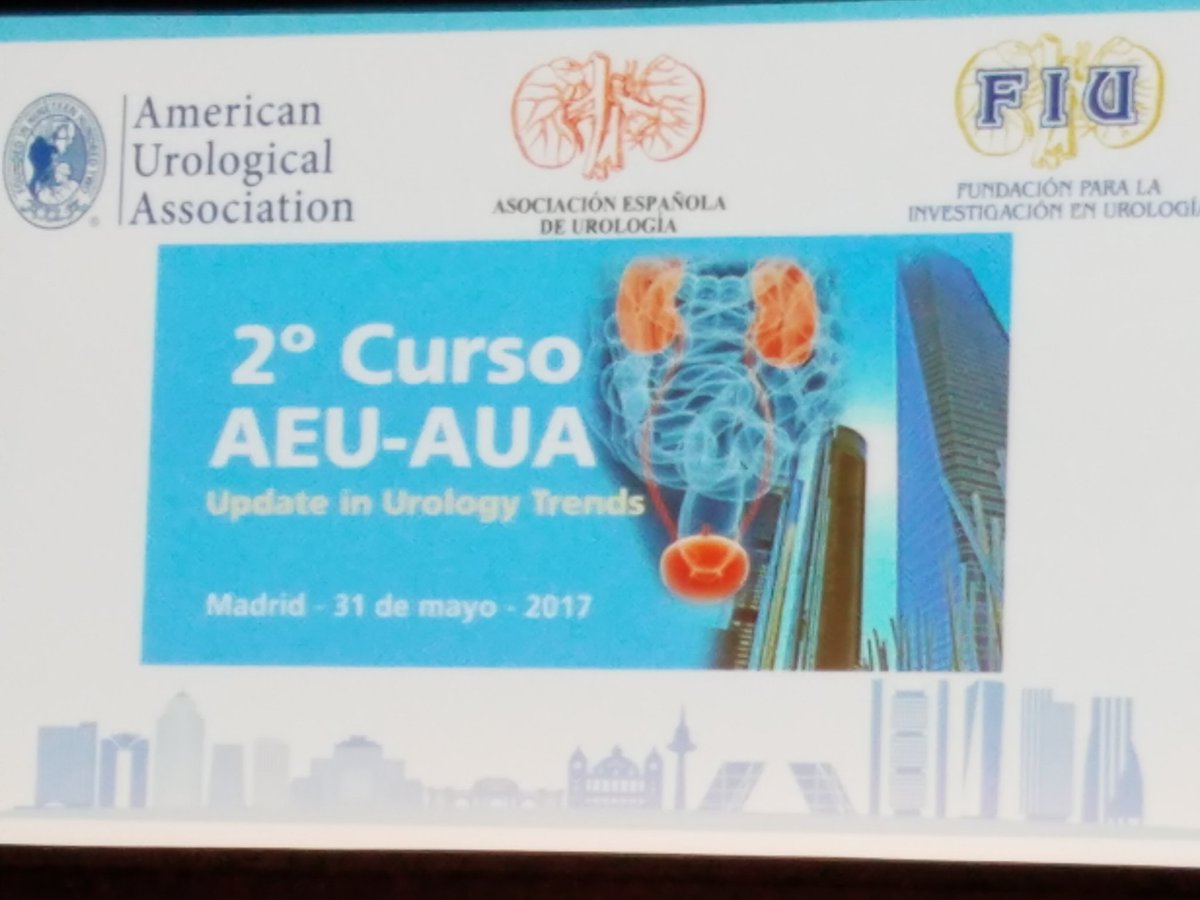 Pleased to speak on Geriatric Urology for La Asociación Española de Urologia in Madrid! Muchas gracias to our wonderful urologist hosts!