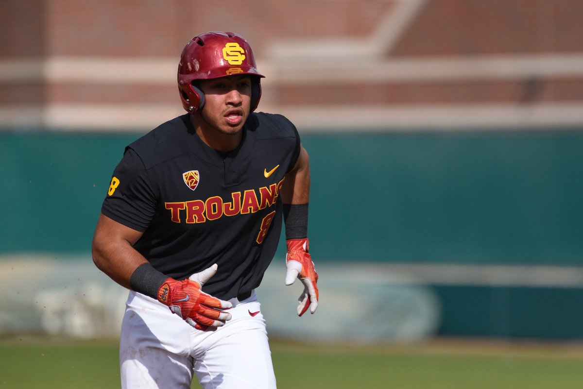 USC_Baseball's tweet photo. Congrats to 4 Trojans earning postseason honors!
All-Pac-12 - @Lars_Nootbaar8 &amp; @FERios17
All-Pac-12 HM - @alberttt07 &amp; @brandon_perez24 https://t.co/48EWtjamjh