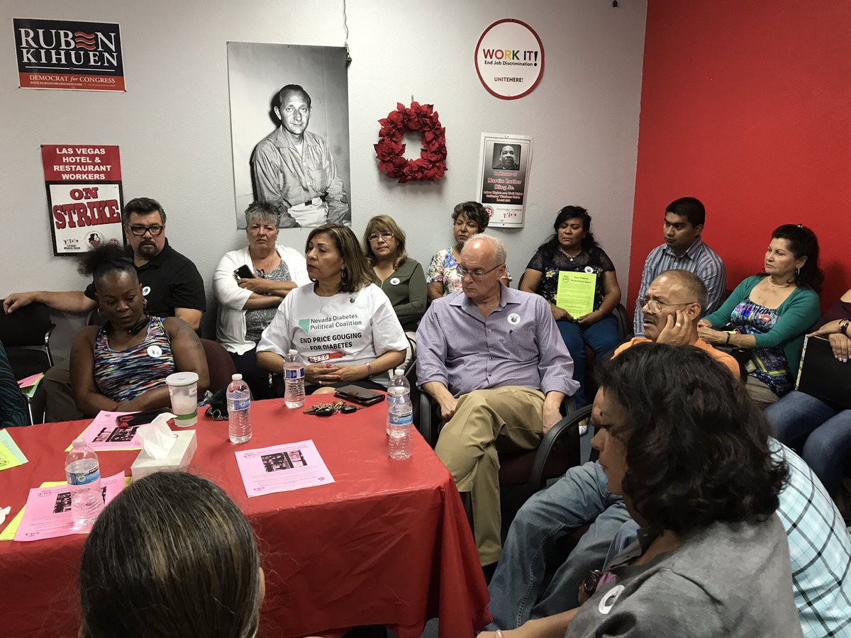 Culinary226's tweet photo. Now: Geoconda shares that her grandson has Type 1 diabetes &amp; needs an end to price gouging. @GovSandoval please sign #sb265. #nvleg https://t.co/vP4ogsBRCH