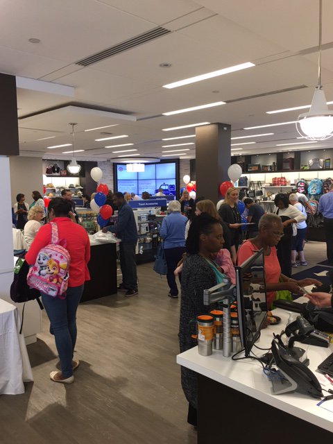 ACJBackus's tweet photo. #AirCanada celebrating with partners @CAASCO at the unveiling of their latest #CAAStore in #Brampton.  Congratulations! https://t.co/YEcSI7IOoK