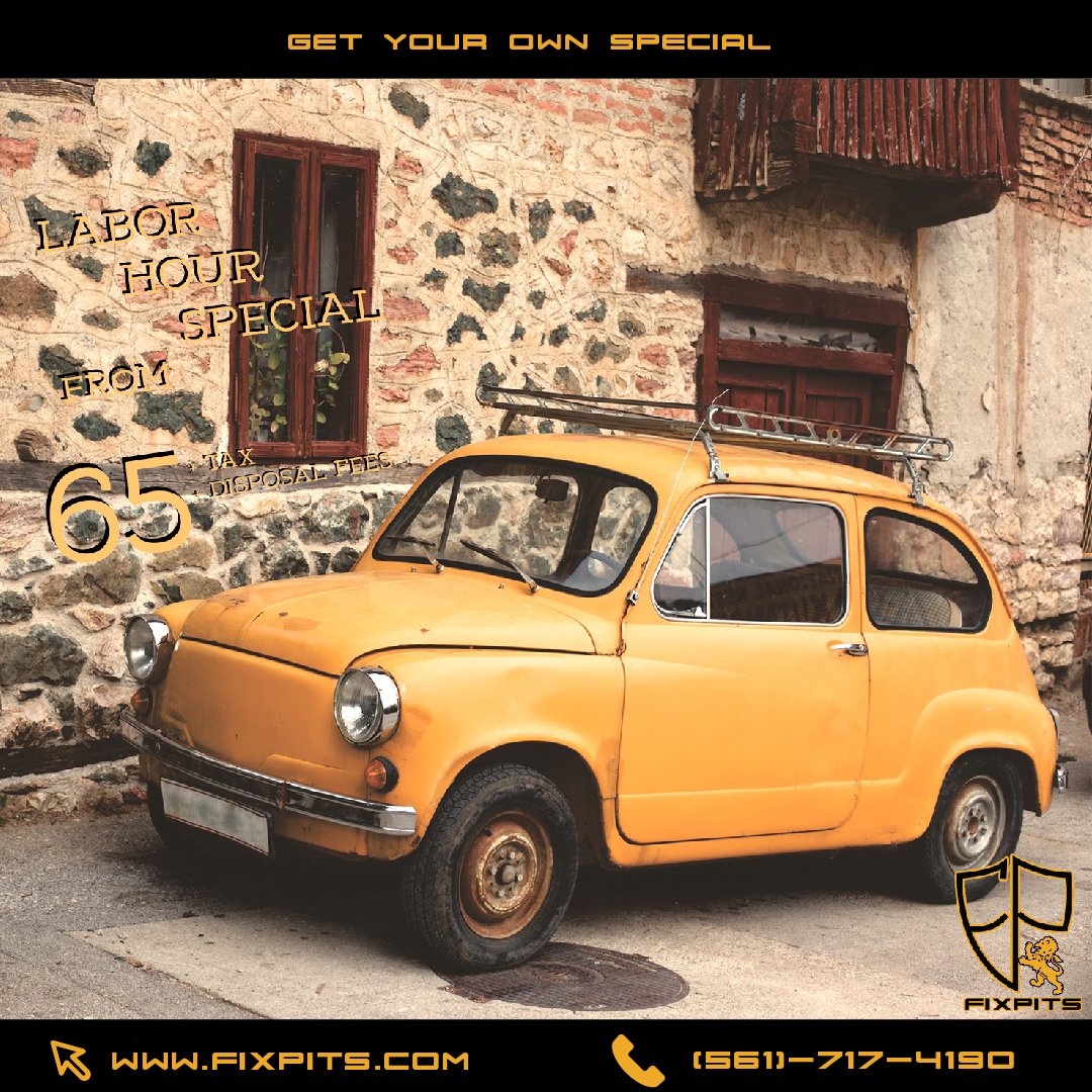 FixPits's tweet image. #FixPitsCoupon: Call us at (561)-717-4190 and get your own labor hour special from 65 + tax &amp;amp; disposal fees