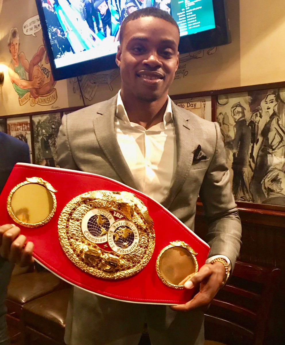 ErrolSpenceJr's tweet image. First of many... #StrapSeason