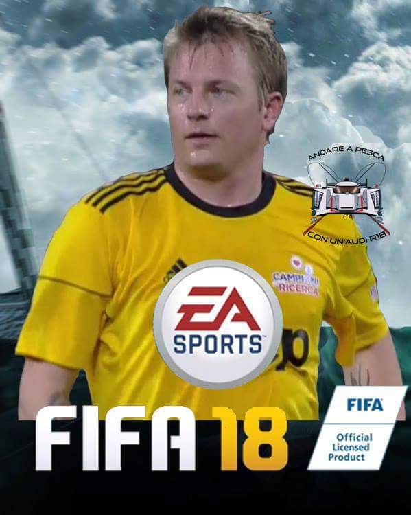 fishingwithaR18's tweet photo. Da un'idea di Francescomatteo Bertoli
#F1FA #KimiRaikkonen #PartitaDelCuore #FIFA https://t.co/U8v1wOlcQn