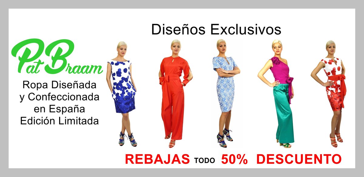 patbraam1's tweet photo. https://t.co/4yubMqkRfl  *TODA LA WEB AL 50% DESCUENTO*  Recuerda Diseños Originales y Exclusivos. Looks para Eventos, Edición muy Limitada. https://t.co/q2pMskzuCc