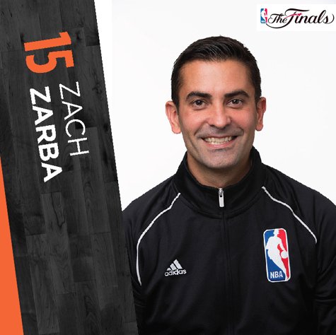 Twitter 上的NBA Referees："@cavs @warriors Zach Zarba has ...