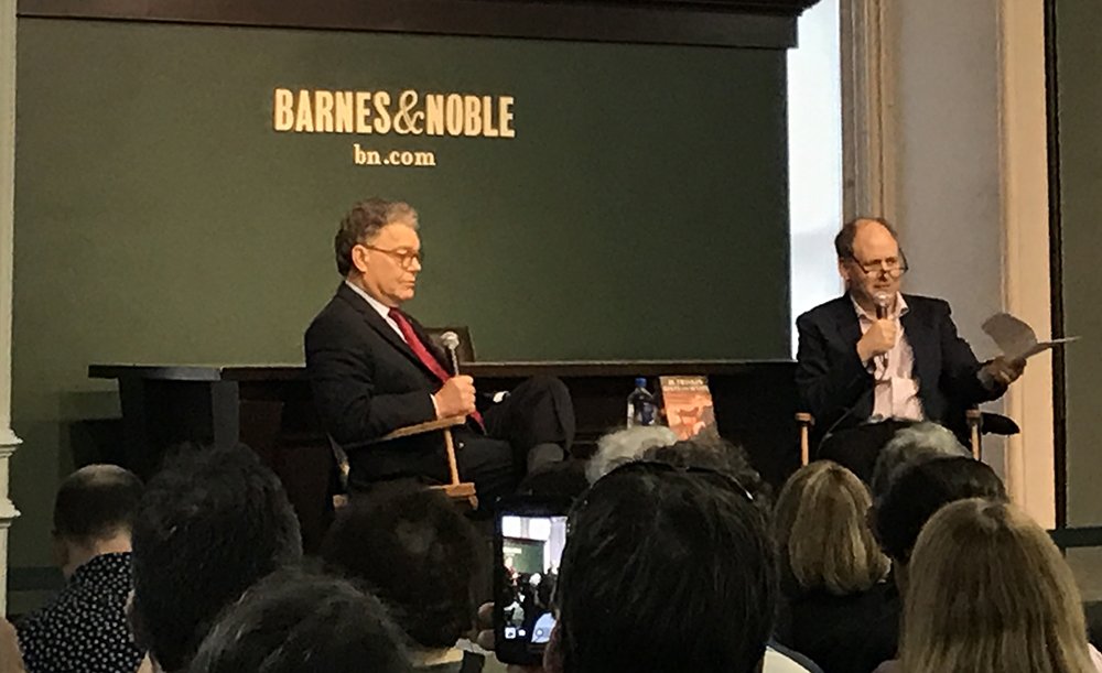 Al Franken: Trump is "so stupid" on #climatechange. Plus: How he had to explain healthcare to a "putz" colleague bit.ly/2sjlifd