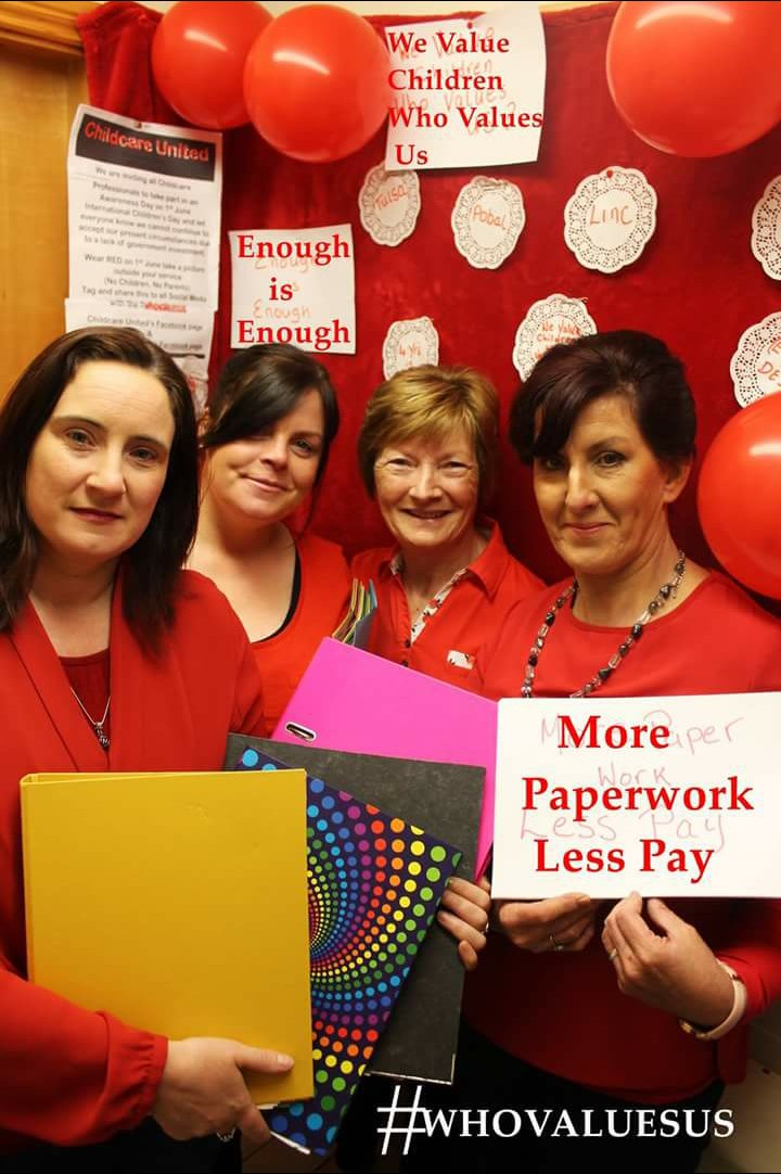 SusanFitzDaly's tweet photo. #whovaluesus #zappone #childcareunited https://t.co/aVubd3h4iz