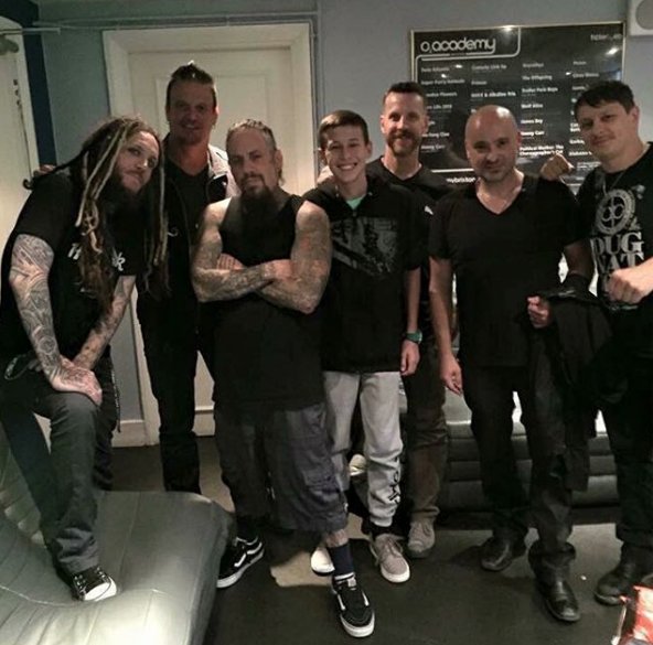 #TBT Hanging with our brothers in <a href="/Korn/">Korn</a> at <a href="/O2academybrix/">O2 Academy Brixton</a> in 2015