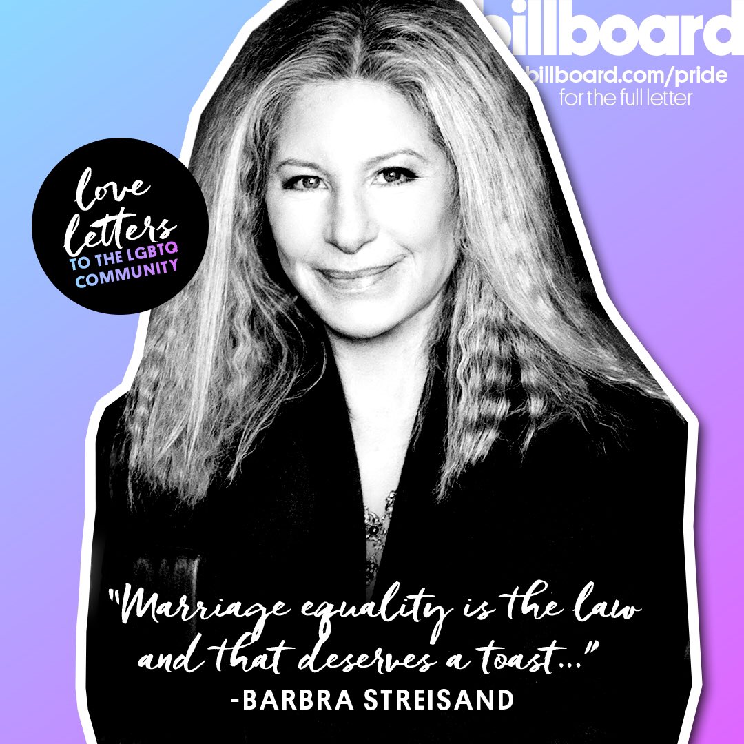 Barbra Streisand on Twitter.