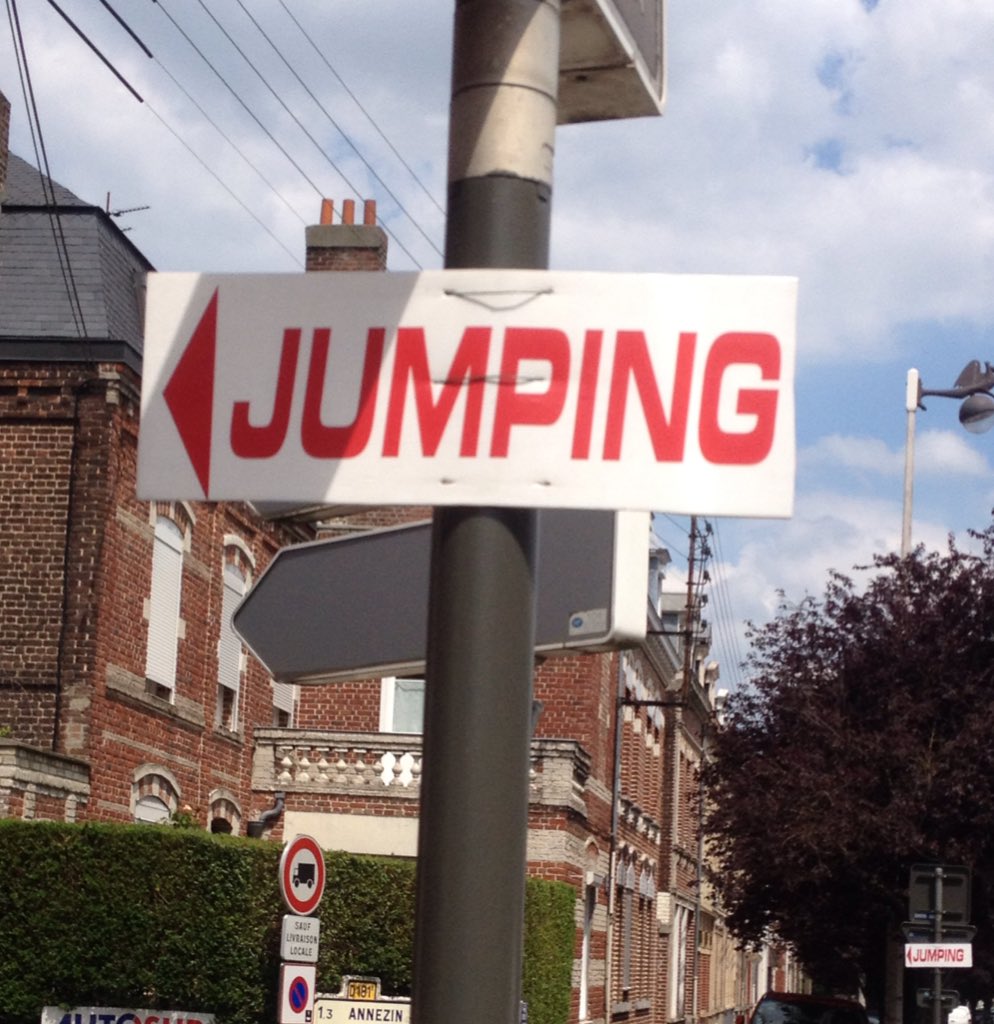 SHRBethune62's tweet photo. Demain pour l'accès, suivez les flèches.
#JumpingBethune https://t.co/vrw8QmVyfT