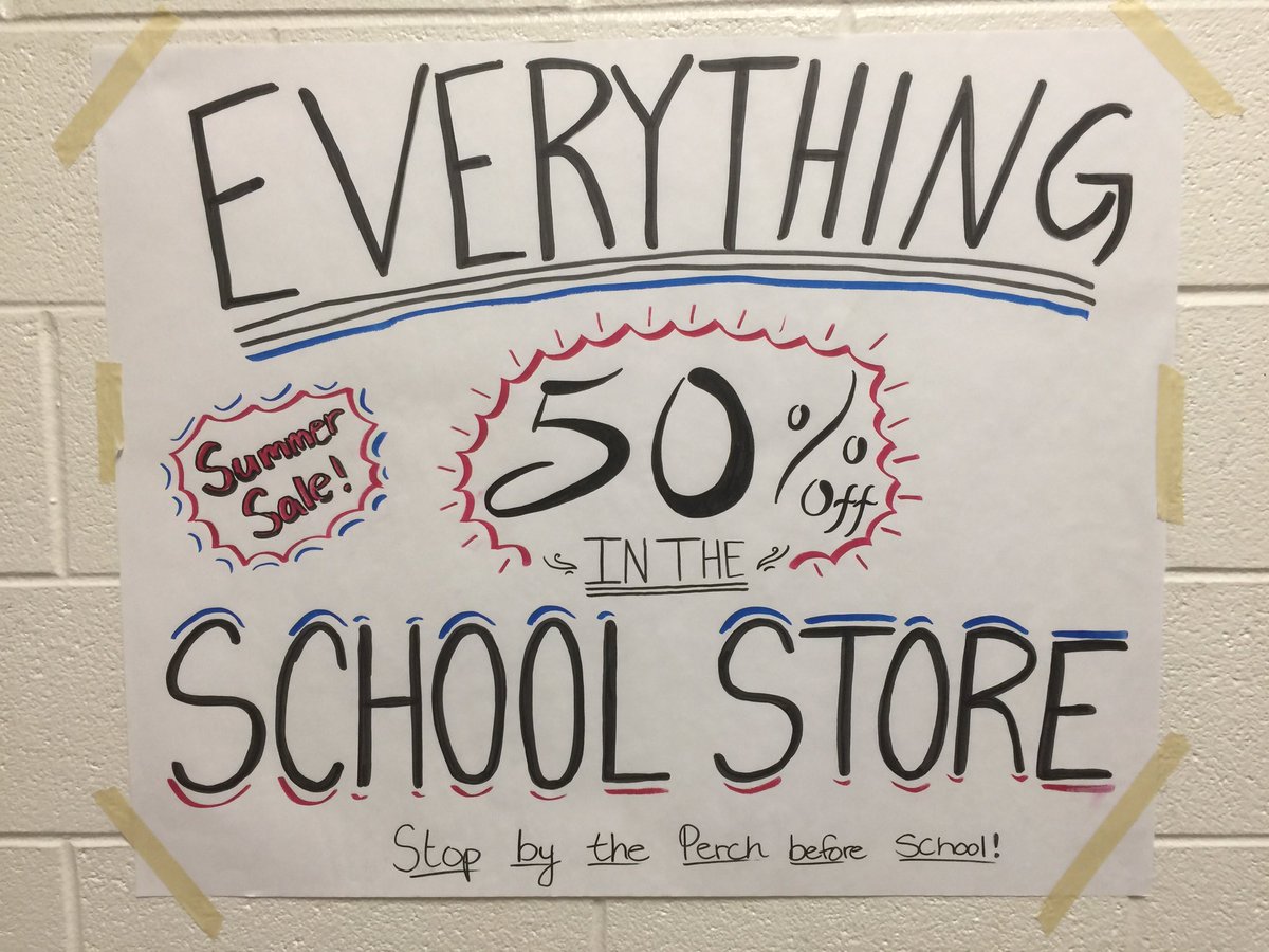 FHSEAGLESDECA's tweet photo. 50% off everything in the school store! Last chance of the year to get Freedom spirit! https://t.co/jHPvLIsxVI