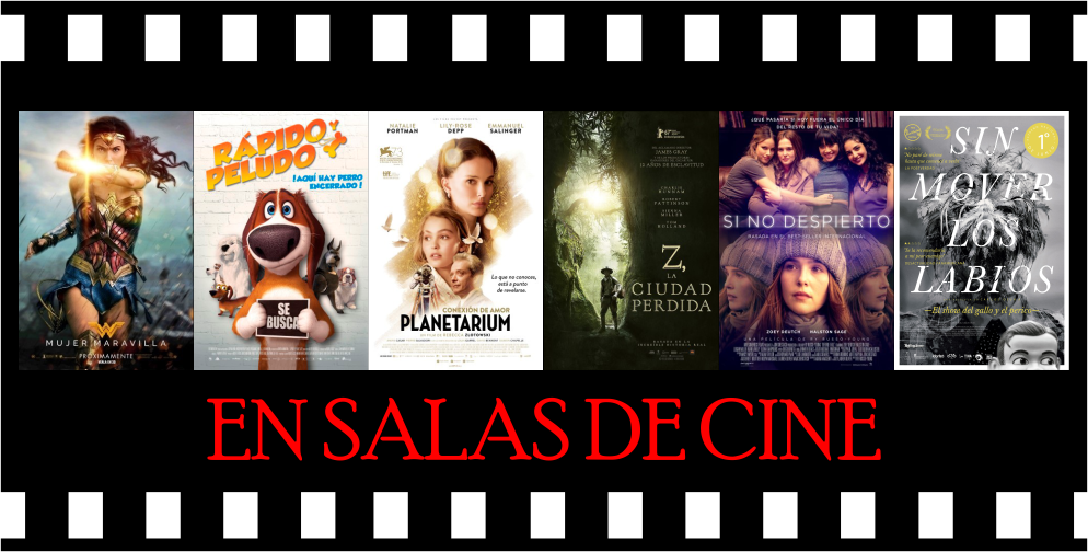 CinefilosColomb's tweet photo. Jueves de #Estrenos con #Planetarium Conexión de Amor #ZLaCiudadPerdida #MujerMaravilla #RápidoYPeludo #SiNoDespierto #SinMoverLosLabios https://t.co/b9XQ25bssi